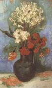 Vincent Van Gogh Vase with Carnations and Othe Flowers (nn04) oil painting reproduction